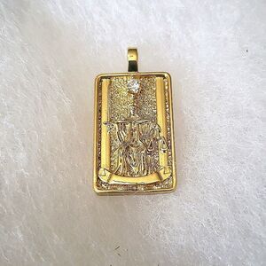 *Justice, Tarot card pendant